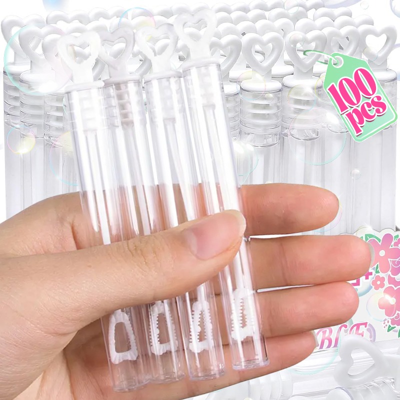 Soap Making Jug - 100/10PCS 미니 사랑 심장 모양 튜브