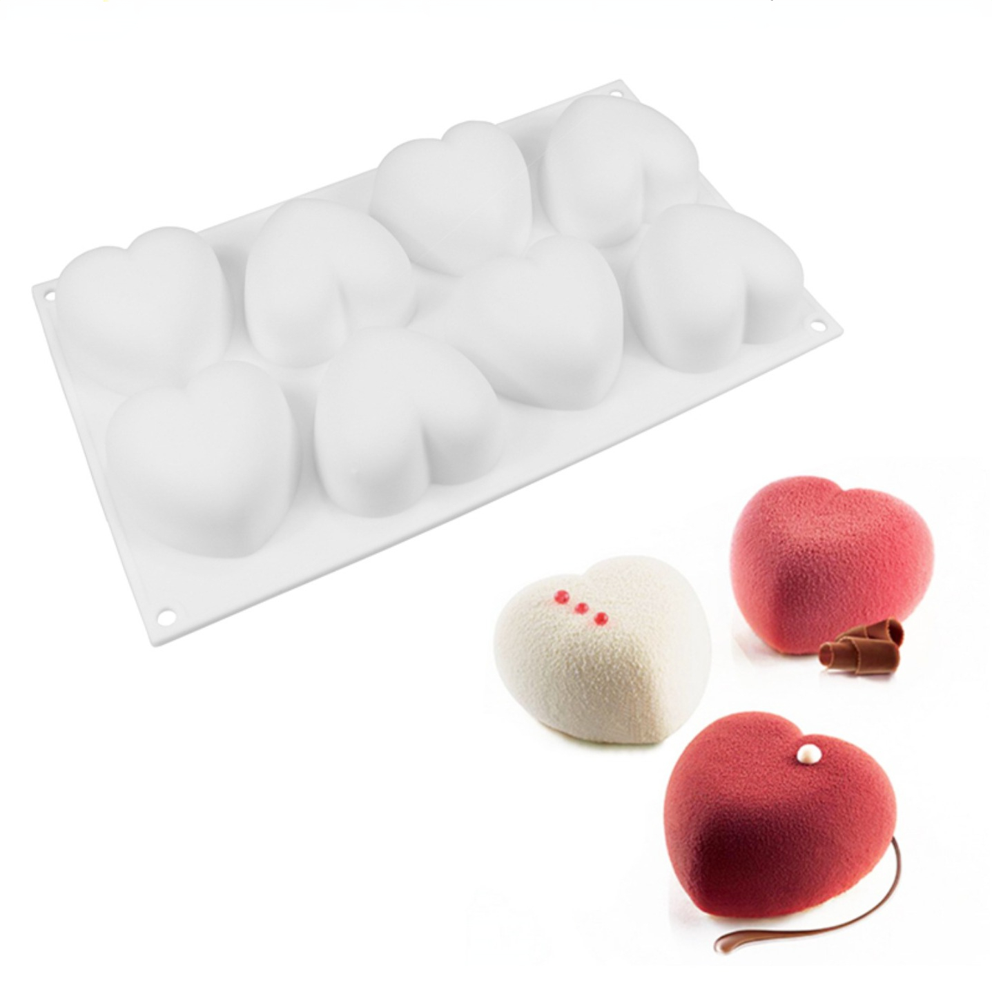 사랑 심장 실리콘 비누 금형 수제 양초 만들기 키트 D - Soap Making Lab 리뷰 및 가격